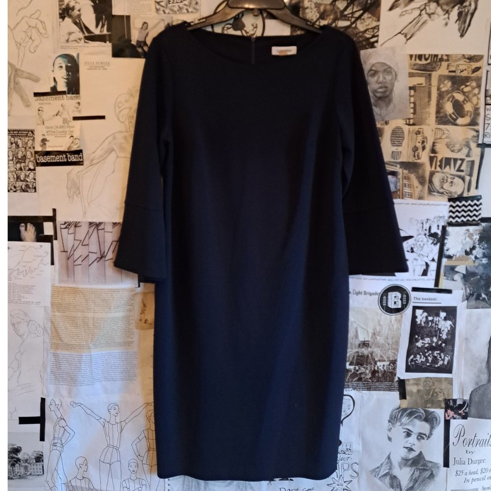 Calvin Klein Stretch Navy Dress